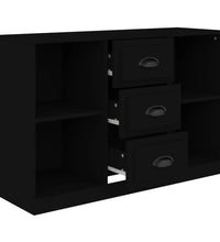 Sideboard Schwarz 104,5x35,5x67,5 cm Holzwerkstoff