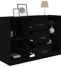 Sideboard Schwarz 104,5x35,5x67,5 cm Holzwerkstoff