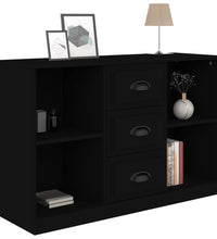 Sideboard Schwarz 104,5x35,5x67,5 cm Holzwerkstoff