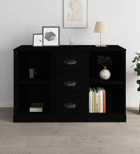 Sideboard Schwarz 104,5x35,5x67,5 cm Holzwerkstoff