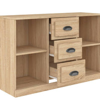 Sideboard Sonoma-Eiche 104,5x35,5x67,5 cm Holzwerkstoff