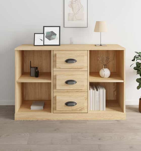 Sideboard Sonoma-Eiche 104,5x35,5x67,5 cm Holzwerkstoff