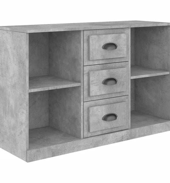 Sideboard Betongrau 104,5x35,5x67,5 cm Holzwerkstoff