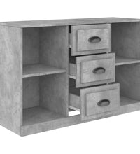 Sideboard Betongrau 104,5x35,5x67,5 cm Holzwerkstoff