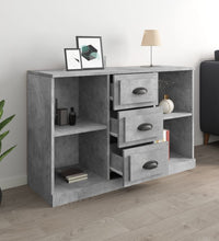 Sideboard Betongrau 104,5x35,5x67,5 cm Holzwerkstoff