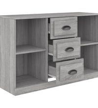 Sideboard Grau Sonoma 104,5x35,5x67,5 cm Holzwerkstoff