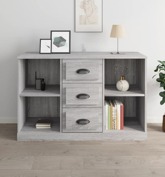 Sideboard Grau Sonoma 104,5x35,5x67,5 cm Holzwerkstoff