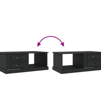 Couchtisch Schwarz 90x50x35 cm Holzwerkstoff