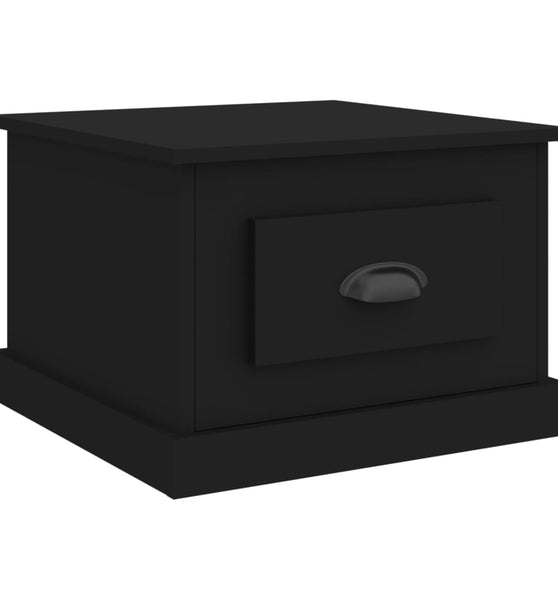 Couchtisch Schwarz 50x50x35 cm Holzwerkstoff