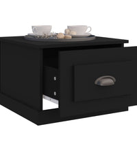 Couchtisch Schwarz 50x50x35 cm Holzwerkstoff