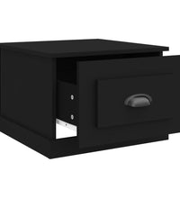 Couchtisch Schwarz 50x50x35 cm Holzwerkstoff