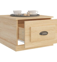Couchtisch Sonoma-Eiche 50x50x35 cm Holzwerkstoff