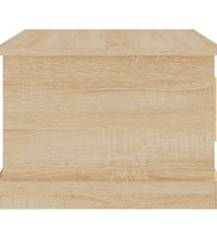 Couchtisch Sonoma-Eiche 50x50x35 cm Holzwerkstoff