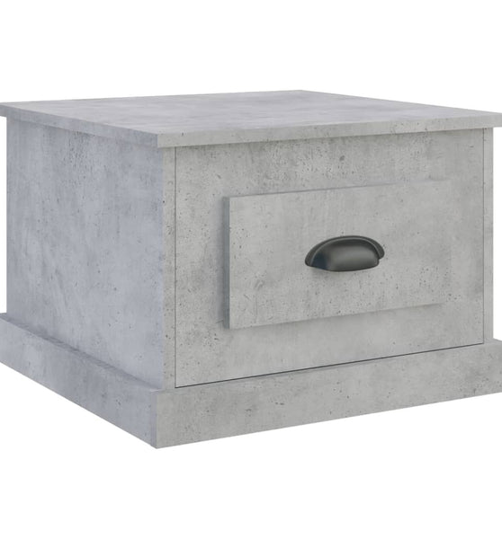 Couchtisch Betongrau 50x50x35 cm Holzwerkstoff