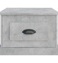 Couchtisch Betongrau 50x50x35 cm Holzwerkstoff