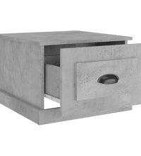 Couchtisch Betongrau 50x50x35 cm Holzwerkstoff