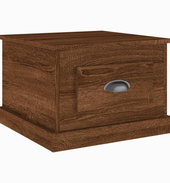 Couchtisch Braun Eichen-Optik 50x50x35 cm Holzwerkstoff