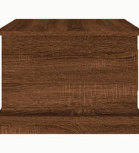 Couchtisch Braun Eichen-Optik 50x50x35 cm Holzwerkstoff