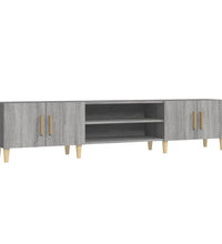 TV-Schrank Grau Sonoma 180x31,5x40 cm Holzwerkstoff