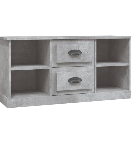 TV-Schrank Betongrau 99,5x35,5x48 cm Holzwerkstoff