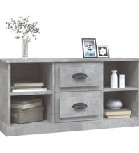 TV-Schrank Betongrau 99,5x35,5x48 cm Holzwerkstoff