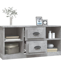 TV-Schrank Betongrau 99,5x35,5x48 cm Holzwerkstoff