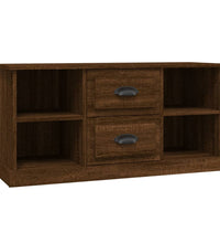 TV-Schrank Braun Eichen-Optik 99,5x35,5x48 cm Holzwerkstoff