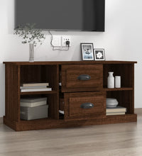 TV-Schrank Braun Eichen-Optik 99,5x35,5x48 cm Holzwerkstoff