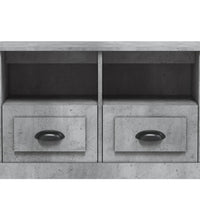 TV-Schrank Betongrau 80x35x50 cm Holzwerkstoff