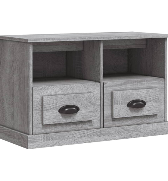 TV-Schrank Grau Sonoma 80x35x50 cm Holzwerkstoff