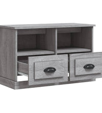 TV-Schrank Grau Sonoma 80x35x50 cm Holzwerkstoff