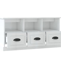 TV-Schrank Hochglanz-Weiß 100x35x50 cm Holzwerkstoff