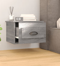 Wand-Nachttische 2 Stk. Grau Sonoma 41,5x36x28 cm