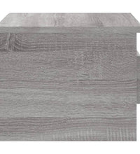 Wand-Nachttische 2 Stk. Grau Sonoma 41,5x36x28 cm