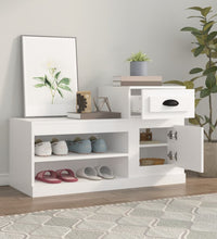 Schuhschrank Weiß 100x42x60 cm Holzwerkstoff