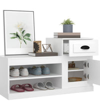 Schuhschrank Weiß 100x42x60 cm Holzwerkstoff