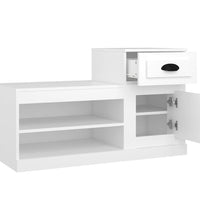 Schuhschrank Weiß 100x42x60 cm Holzwerkstoff