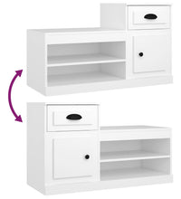 Schuhschrank Weiß 100x42x60 cm Holzwerkstoff