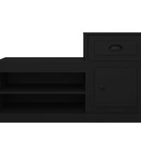Schuhschrank Schwarz 100x42x60 cm Holzwerkstoff