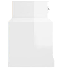 Schuhschrank Hochglanz-Weiß 100x42x60 cm Holzwerkstoff