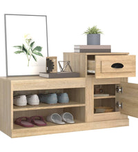 Schuhschrank Sonoma-Eiche 100x42x60 cm Holzwerkstoff