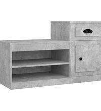 Schuhschrank Betongrau 100x42x60 cm Holzwerkstoff