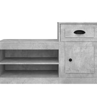 Schuhschrank Betongrau 100x42x60 cm Holzwerkstoff