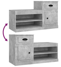 Schuhschrank Betongrau 100x42x60 cm Holzwerkstoff