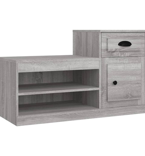 Schuhschrank Grau Sonoma 100x42x60 cm Holzwerkstoff