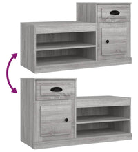 Schuhschrank Grau Sonoma 100x42x60 cm Holzwerkstoff