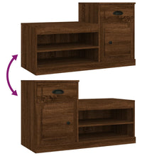 Schuhschrank Braun Eichen-Optik 100x42x60 cm Holzwerkstoff