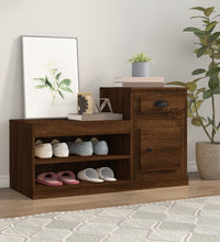 Schuhschrank Braun Eichen-Optik 100x42x60 cm Holzwerkstoff
