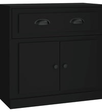 Sideboard Schwarz 70x35,5x67,5 cm Holzwerkstoff