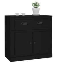 Sideboard Schwarz 70x35,5x67,5 cm Holzwerkstoff